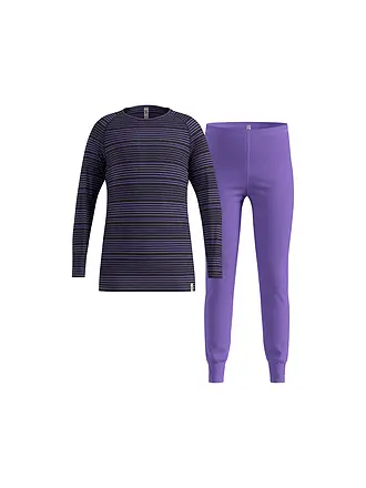 ODLO | Kinder Funktionswäsche  Active Warm ECO | lila